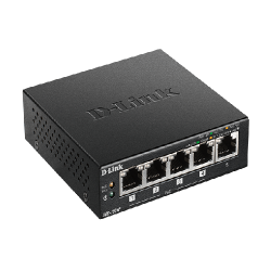 D-Link DGS-1005P - 5‑Port Desktop Gigabit PoE+ Switch 1