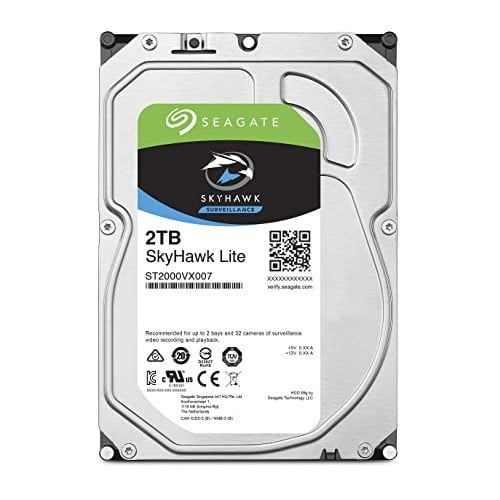 Seagate 2TB ST2000VX007 SkyHawk Surveillance Hard Drive - 1 Year 1