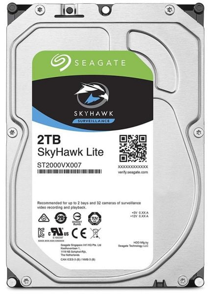 Seagate 2TB ST2000VX007 SkyHawk Surveillance Hard Drive - 1 Year 2