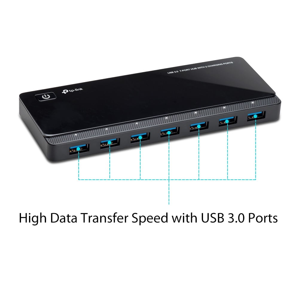 TP-Link UH720 - USB 3.0 7-Port Hub with 2 Charging Ports 2
