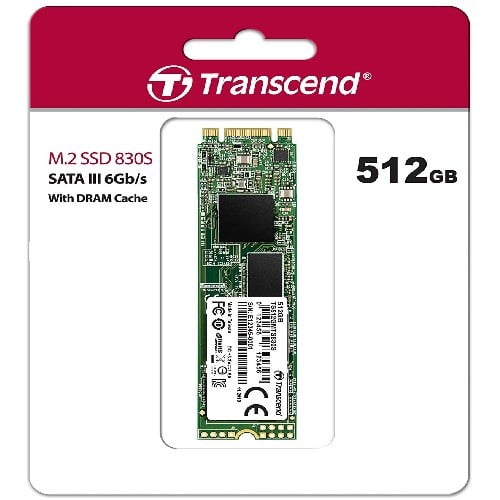 Transcend MTS830S 512GB M.2 SSD SATA III 6GBS 1