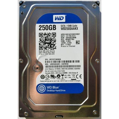 WD 250GB SATA Hard Drive 2